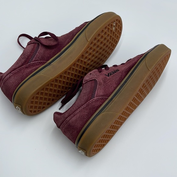 Vans Suede Seldan Shoe size men’s 6.5 Burgundy - Picture 4 of 6